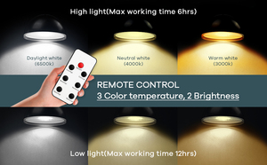 Lampes solaires de plafond pour la maison et le <span class=keywords><strong>jardin</strong></span>, <span class=keywords><strong>intérieur</strong></span>/extérieur, <span class=keywords><strong>LED</strong></span> étanche IP67 avec batterie incluse - Product Image 3
