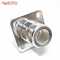 Connecteur coaxial RF femelle N 25mm à 4 trous à bride carrée pour câble RG58 RG195 RG142 RG400 Connecteurs coaxiaux Produit