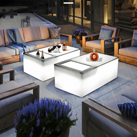 Table de bar lumineuse personnalisée avec logo, haute qualité, pour discothèque, pub, 16 couleurs RGB, étanche IP65, télécommande, table de bar illuminée