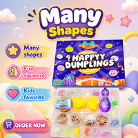 Calendrier de l'Avent de Noël en gros, 24 jours, Boîte mystère surprise Santa Dumpling Squishy, Jouet anti-stress Fidget pour enfants