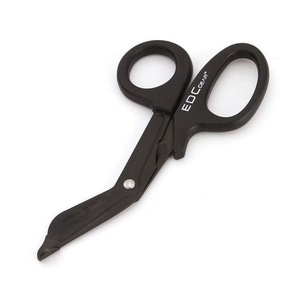 Ciseaux en acier inoxydable à manche épais de 18,5 cm pour usage domestique, bandage, utilisation en extérieur, ciseaux à gaze EDC (Everyday Carry) - Product Image 5
