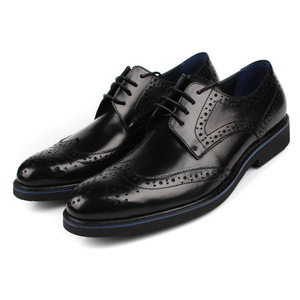 Chaussures en cuir classiques pour hommes, à semelles épaisses et talons surélevés, chaussures tendance pour hommes à semelles rouges, nouveau style - Product Image 2