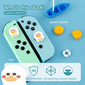 Ốp Joycon <span class=keywords><strong>Silicon</strong></span> Cho <span class=keywords><strong>Nintendo</strong></span> Switch Ốp Da Cao Su Chống Trượt Tay Cầm Ngón Tay Cái Bảo Vệ Cho Bộ Điều Khiển <span class=keywords><strong>Nintendo</strong></span> Switch - Product Image 3