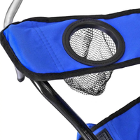 Nouvelle chaise de plage de loisirs d'extérieur, chaise pliante portable pour le camping, chaise double avec pare-soleil et sac isotherme, mobilier d'extérieur léger