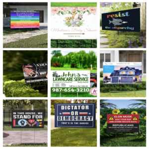 Logo personnalisé Matériau Extérieur Noyau Flûte Panneau en plastique ondulé Panneau d'affichage Campagne immobilière Bandit Yard Sign - Product Image 2