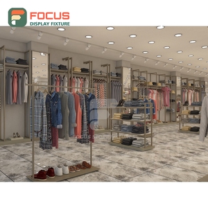 Servicio de Diseño de Tiendas Minoristas a Medida, Mesa de Exhibición de Melamina para Tiendas, Diseño de Tiendas de Ropa - Product Image 1