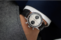 Curren — montre Panda à Quartz classique, avec mains lumineuses, montre à chronographe en acier inoxydable, étanche