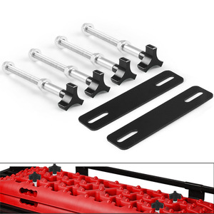 Car Roof Rack Mounting <b>Bracket</b> 199mm 50mm Zinc Alloy <b>Black</b> For SUV Roof Frame Support Kit - Product Image 3