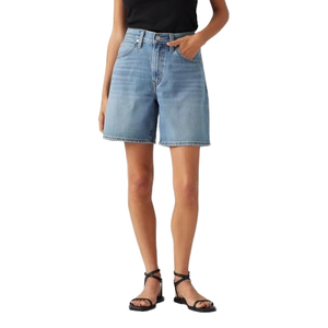 Custom Wash High Quality <b>Stretch</b> Mid Waist Casual Summer Short Women's <b>Denim</b> Shorts Wholesale - Product Image 1
