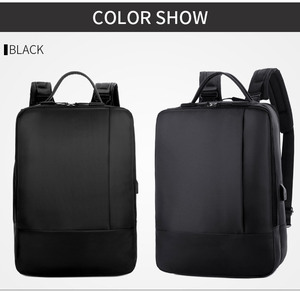 Sac à dos d'affaires décontracté de haute qualité personnalisé, durable, avec port de charge USB, sac à dos pour ordinateur portable, antivol, sac à dos de voyage - Product Image 2