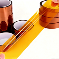 Ruban en polyimide haute température 85 mm, 280°C, ambre, pour soudure SMT, masquage de batterie, film de protection pour contacts dorés, découpe de précision ±0,1 mm, vente en gros