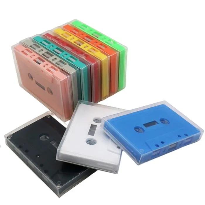 cintas de cassette de color en blanco/blank colored cassette tapes
