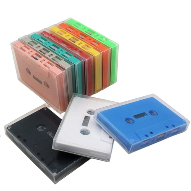 D1510 Cintas De Cassette 60 minutes De Color En Blanco/blank Tapes mixed coloured audio cassette tape with outer case