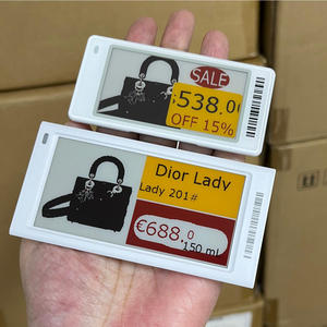 New Arrival 2.66 Inch Bluetooth Ble <b>Eas</b> <b>System</b> Api Nfc E Ink Display Spi Epd Esp32 Digital Price Tags Esl Electronic Shelf Label - Product Image 1