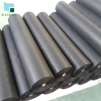 Tissu non tissé en dacron, rouleau, broderie, doublure tissée, uni, non tissé, ISO9001, entoilage, polyester doux, épaisseur personnalisée 1 mm 2 mm