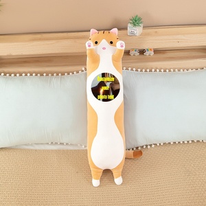Customized Plush Toy Long <b>Cat</b> Pillow pp Cotton Filling Can Be Customized with Pictures and Customizable logo Packaging <b>Tag</b> Label - Product Image 4