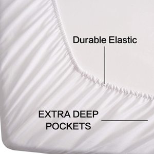 Khách Sạn Tấm 300 Chủ Đề Đếm Mềm 100% Tre Hữu Cơ Bông Chải Kỹ Tinh Khiết Bộ Đồ Giường Tấm Bộ Đồ Giường Thiết Lập Như Lụa - Product Image 3