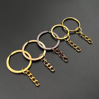 Accessoires de porte-clés personnalisés en métal de 30 mm avec impression en relief, légers et étanches pour porte-clés de poupée en peluche