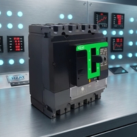 SM Nouveau disjoncteur automatique 3PNSX160F 125A 85% argent, réinitialisation automatique, protection contre les surcharges, capacité de coupure 36KA, disjoncteur à boîtier moulé