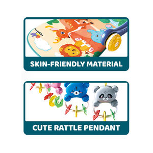 <span class=keywords><strong>Tapis</strong></span> <span class=keywords><strong>musical</strong></span> éducatif en coton 2 en 1 pour bébé, aire de jeu, piano, centre d'activités - Product Image 4