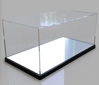 Boîte de présentation de travail manuel transparent acrylique modèle de bloc de construction en gros avec couvercle anti-poussière boîte en acrylique épais