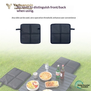 Portable Seat <b>Pad</b> Black Foldable Outdoor <b>Cushion</b> for Sitting Comfortable Travel Use - Product Image 5