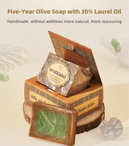 Jabón orgánico <span class=keywords><strong>de</strong></span> aceite <span class=keywords><strong>de</strong></span> laurel <span class=keywords><strong>30</strong></span>%, jabón <span class=keywords><strong>de</strong></span> <span class=keywords><strong>Alepo</strong></span> <span class=keywords><strong>de</strong></span> 5 años, lo mejor para eczema, dermatitis y piel seca, jabón <span class=keywords><strong>de</strong></span> <span class=keywords><strong>Alepo</strong></span> certificado Halal - Product Image 2