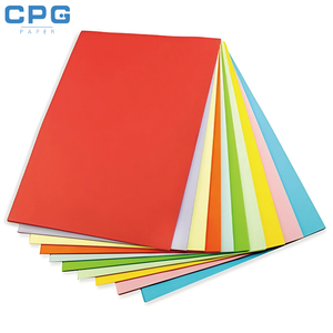 Papier de construction arc-en-ciel personnalisé OEM en gros, 80 g/m², paquet de 500 feuilles, pour enfants, bricolage, artisanat, papier éducatif coloré - Product Image 1