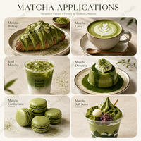 Poudre de thé vert de haute qualité USDA EU, poudre de matcha biologique de qualité cérémonielle UE, en vrac, en sachet individuel