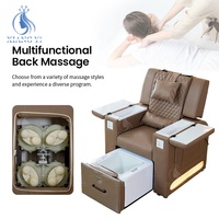 Tables de massage et fauteuils de pédicure électriques inclinables sans tuyaux de luxe pour salon