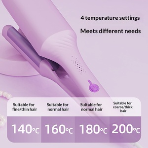 เครื่องม้วนผมไร้สายแบบพกพา รุ่นใหม่มาแรงปี 2026 ไอเดียใหม่ จอ LCD ชาร์จผ่าน USB ระบบทำความร้อน 32 มม. สำหรับ<span class=keywords><strong>ม้วน</strong></span><span class=keywords><strong>ผม</strong></span>ลอนแบบไข่ม้วน ใช้ในบ้าน - Product Image 2