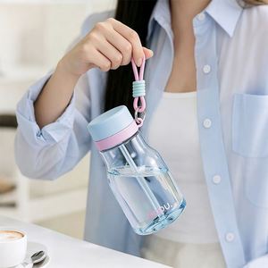 Detachable High-Value Eco-Friendly Reusable Leak-Proof Tritan 580ml Water Bottle with <b>Tea</b> <b>Infuser</b> & Rope for Gym/Travel - Product Image 6
