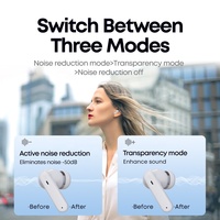 Écouteurs sans fil à réduction de bruit active de qualité supérieure 2024, écouteurs ANC ENC Bluetooth TWS, écouteurs intra-auriculaires étanches pour jeux