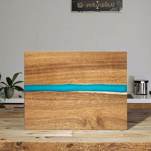 Sản Phẩm Thủ Công Platter Biểu Tượng Tùy Chỉnh Keo Gỗ Nhựa Sông Pho Mát Hội Đồng Quản Trị Và Cắt Khối - Product Image 5