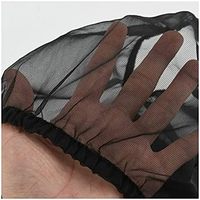 Housse de cage à oiseaux en maille de nylon noire innovante, attrape-graines, protection réglable, extensible et aérée, accessoires pour oiseaux de compagnie