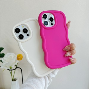 Nueva funda protectora antigolpes de TPU suave color caramelo para teléfono móvil Macron, diseño de ondas grandes. - Product Image 1