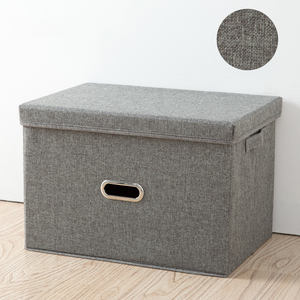 Cloth Steel Frame Folding Fabric <b>Storage</b> Box Bins Organizer for Clothes Boxes Basket Bedding <b>Storage</b> <b>Bag</b> - Product Image 3