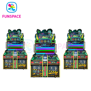 Funspace Factory - Attrezzatura all'ingrosso per sale giochi: Gioco a gettoni con lancio di palla, velocità e zombie, con sistema di riscatto ticket, in metallo, versione inglese - Product Image 4