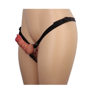 CF-S9134 Strap-On G-Spot Dildo <b>Vibrator</b> Realistic Double-End Vagina <b>Vibrating</b> Butt Plug Anal Sex Toys for Women Lesbians Couples - Product Image 2