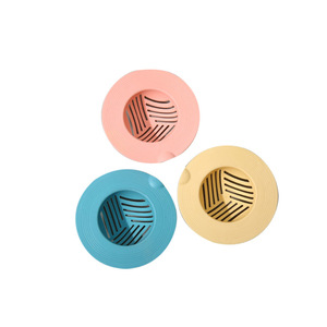 Planet Drain Anti Odor Plug 2.8 Inch Plastic Circle Minimalist Bathroom Floor Drain Cover Compression Fit Blue Orange Yellow - Product Image 5