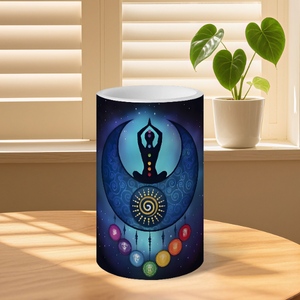 Juego <span class=keywords><strong>de</strong></span> 3 Velas LED sin Llama para Meditación <span class=keywords><strong>de</strong></span> <span class=keywords><strong>los</strong></span> <span class=keywords><strong>Siete</strong></span> Chakras con Control Remoto, Velas Decorativas Personalizadas para Yoga Espiritual, OEM ODM - Product Image 5