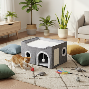 Luxury Modern Eco-friendly Portable Pop-up Rectangular Waterproof <strong>Dog</strong> and Cat Resting <strong>Bed</strong> - Product Image 5