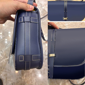 Borsa a Tracolla Unisex Classica Ispirata al Design Elegante Piccola Borsa Quadrata con Dettaglio di Cucitura a Y in Tela per l'Estate - Product Image 3