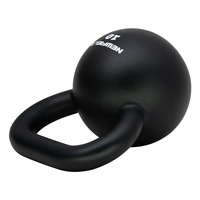 Revêtement en poudre électrostatique noir Kettlebell 10kg Outil d'exercices de bras formé par étirement