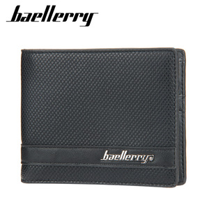Baellerry Men's Short <b>Wallet</b> Slim PU Leather Business Card <b>Holder</b> Everyday Use - Product Image 5