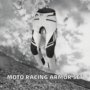 Motorcycle <b>Racing</b> Armor Breathable Windproof Plus Size XL <b>Jacket</b> and Pants Set for Outdoor Safety Protection of Dirt Bike Riding - Product Image 2