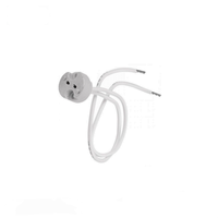 Douille à deux broches G4 GU5.3 GY6.35, base de lumière LED Base de lampe halogène G6.5 MR16 support de lampe en céramique