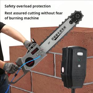 Machine à découper le béton électrique portative de haute qualité en gros, <span class=keywords><strong>scie</strong></span> à carrelage, <span class=keywords><strong>scie</strong></span> à bois, chaîne diamantée durcie, eau, poussière - Product Image 4