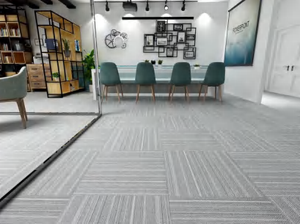 Dalles de moquette commerciales insonorisantes en PP - Écologiques, antidérapantes, pour bureau et usage domestique, design moderne - Product Image 3