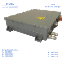 Chargeur de batterie lithium marin EV haute sécurité IP67 20 kW, chargeur AC embarqué 20 kW refroidi par liquide OBC pour bateau électrique
